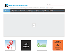 Tablet Screenshot of jtm.dk